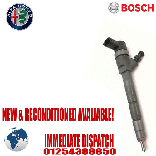 Alfa Romeo 147 1.9 JTDM 16V Reconditioned Bosch Diesel Injector - 0445110243